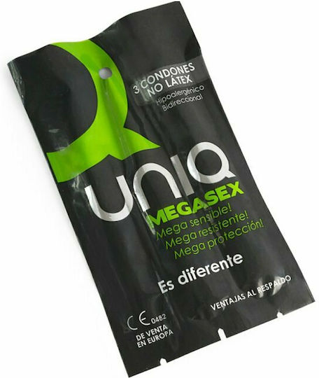 Uniq Megasex Condoms 3pcs