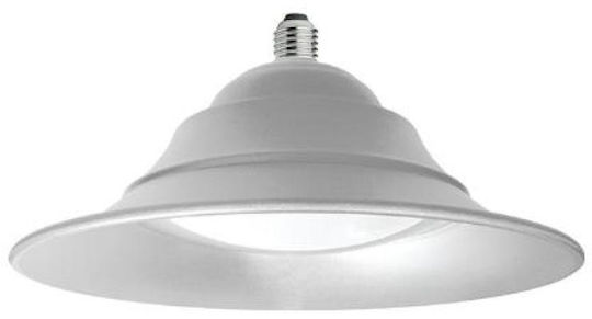 Fos me Commercial Bell Light 30W Warm White 3000lm E27 Silver Ø30xH16.5cm