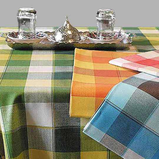 Sette Colori Checkered 6997 Green 140x140cm Tablecloth Sette Colori Checkered 6997 Green 140x140cm Tablecloth