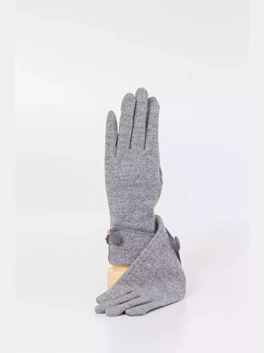 Fragola Women's Woolen Touch Gloves Gray GL-08