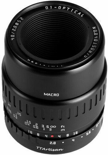 TTArtisan Crop Camera Lens 40mm F/2.8 Macro for Sony E Mount Black