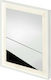 Karag Ld-cs Rectangular Bathroom Mirror Led made of Stainless Steel 50x70cm Gray
