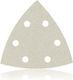 Smirdex 510 White Line Delta Sanding Sheet K60 with 6 Holes 95x95mm
