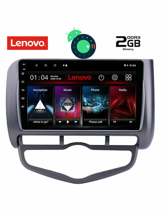 Lenovo LVB 4210_GPS Ηχοσύστημα Αυτοκινήτου για Honda Jazz 2002-2008 με Clima (Bluetooth/USB/WiFi/GPS) με Οθόνη Αφής 9"