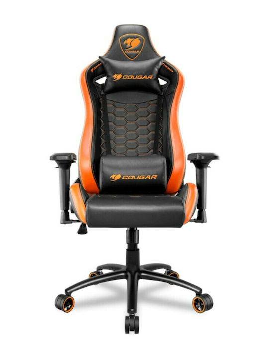 Cougar Outrider S Gaming Stuhl mit verstellbaren Armlehnen Orange