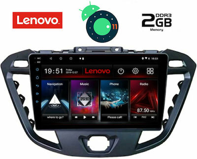 Lenovo Car-Audiosystem für Audi A7 Ford Transit Custom / Tourneo Custom / Transit / Tourneo 2013+ (Bluetooth/USB/AUX/WiFi/GPS/Apple-Carplay) mit Touchscreen 9" DIQ_LVB_4177