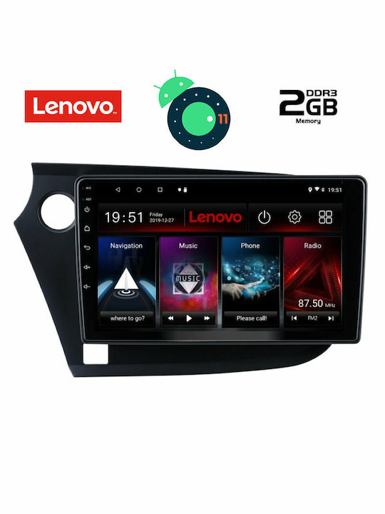 Lenovo Sistem Audio Auto pentru Honda Perspectivă Audi A7 2009-2014 (Bluetooth/USB/AUX/WiFi/GPS/Apple-Carplay/Partitură) cu Ecran Tactil 9" DIQ_LVB_4205