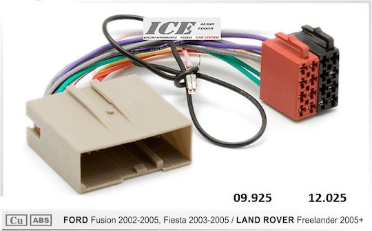 Car Audio ISO Plug Ford Fiesta 2002-2005