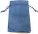 Pouch packing burlap 90x70mm/50 pcs Dark Blue