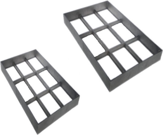 Primatera Καλούπι για Δάπεδο Κήπου Primaterra από Πλαστικό 60x40εκ. 2τμχ για Μονοπάτι Κήπου 60x40x6cm Σετ