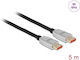 DeLock Cable DisplayPort male - DisplayPort male 5m Μαύρο (87043)