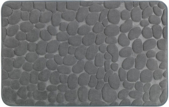 Wenko Πατάκι Μπάνιου Memory Foam Peddles 238671121 Γκρι 50x80εκ.