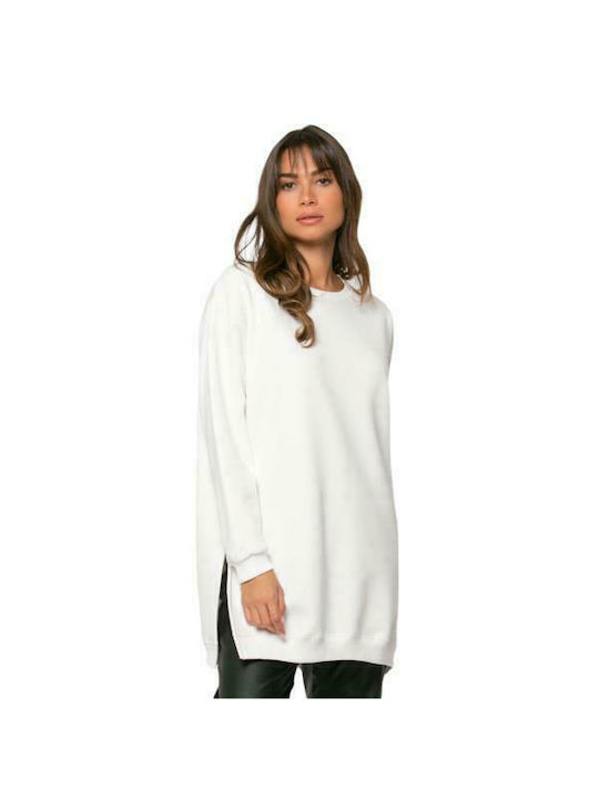 Noobass A Women's Long Sweatshirt White