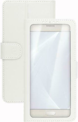 Celly Unica View XXL Buchhülle bis 5.5" Weiß UNICAVIEWXXLWH