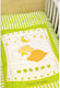 Baby Oliver Duvet Crib Cotton Green 100x140cm