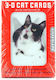 Kikkerland Cats 3D Playing Cards Plastic