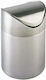 Wenko Otranto Waste Bin from Inox Steel Push Silver 3L