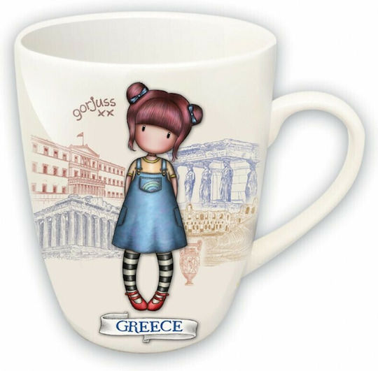 Santoro Gorjuss Greece Cană Ceramică Albă