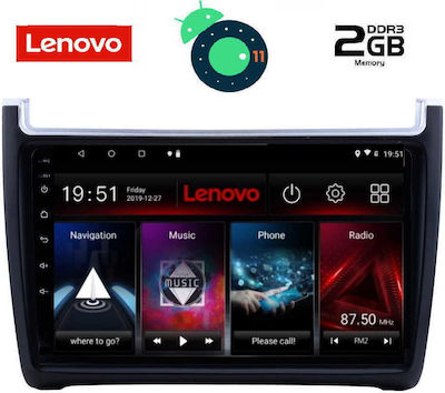 Lenovo Car-Audiosystem für Volkswagen Polo Audi A7 2014-2017 mit Klima (Bluetooth/USB/AUX/WiFi/GPS/Apple-Carplay) mit Touchscreen 9" DIQ_LVB_4757