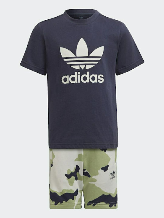 adidas Kids Set with Navy Blue Shorts 2 Pieces