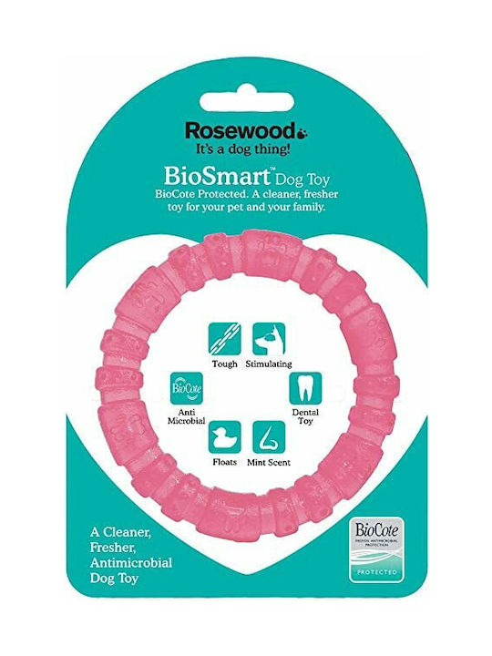 Rosewood BioSafe Puppy Ring Παιχνίδι για Κουτάβι Small Ροζ