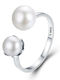 Bamoer Ring with Pearls made of Silver