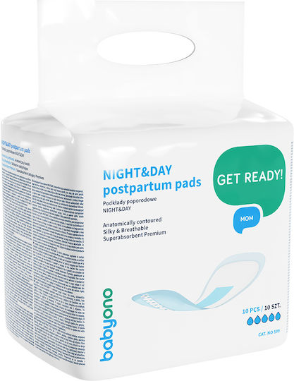 Babyono Get Ready Night & Day Absorbante Absorbante sanitare Noapte 10buc