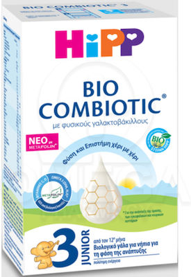 Hipp Γάλα σε Σκόνη Bio Combiotic 3 για 12m+ 600gr