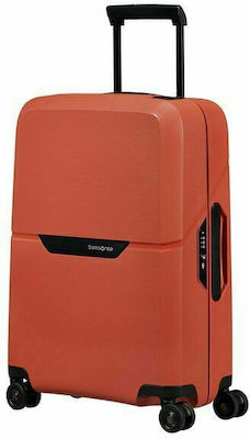 Samsonite Magnum Eco Spinner Orange mit 4 Räder Höhe 55cm