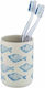 Wenko Aquamarin Ceramic Cup Holder Countertop Multicolour