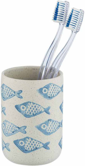 Wenko Aquamarin Ceramic Cup Holder Countertop Multicolour