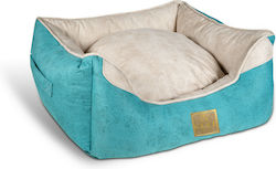 Glee Original Sofa Dog Bed Large Μπεζ/ Τiρκουάζ 90x65cm