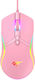 Havit MS1026 RGB Gaming Ποντίκι Ροζ