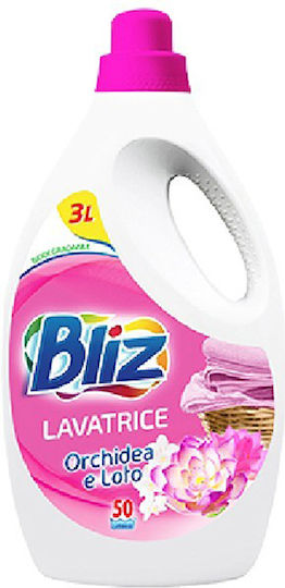 Bliz Lichid Detergent pentru haine cu Aromă Orcidea De Loto 3lt (50 Cupe de măsurare)