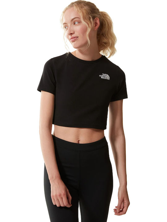 The North Face Women's Crop T-shirt Black