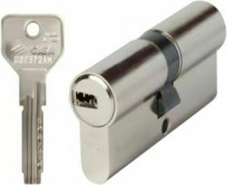 Cisa Lock Cylinder Security 80mm (35-45) with 5 Keys Silver