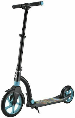 Kinderroller Klappbar Aluminum Scooter with Foot 2-Rad Schwarz 13984