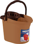 Mop Bucket with Squeezer Plastic Capacity 13lt Orange