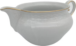 Porcelain Sauce Boat "Phaedra Gold" - 350ml