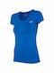 4F Damen Sportlich T-shirt Schnell trocknend Blau