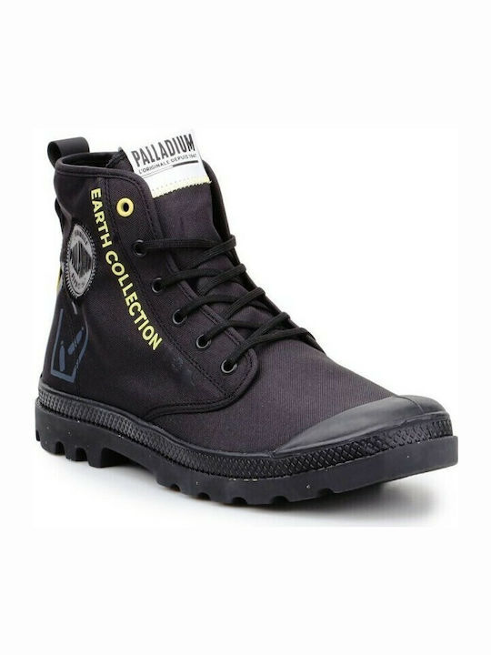 Palladium Pampa Γυναικεία Μποτάκια Μαύρα