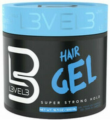 L3vel3 Barber Super Strong Hair Gel 500ml