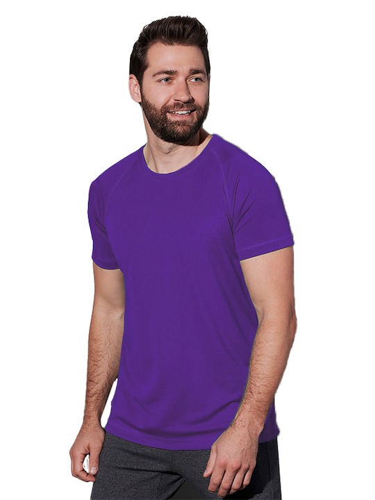 Stedman Active 140 Men's Promotional T-Shirt Deep Lilac