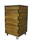 Woodware Außenlagerbox Hölzernes L40xB40xH70cm