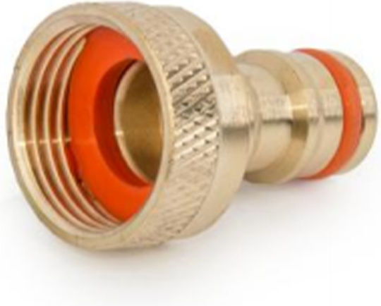 Bradas BR-2195 Ρακόρ Βρύσης Oρειχάλκινο 19x19mm Μπρούτζινο