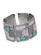 Armband Handschellen mit Design mit Steinen