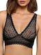 Lida Women's Bralette Bra Black