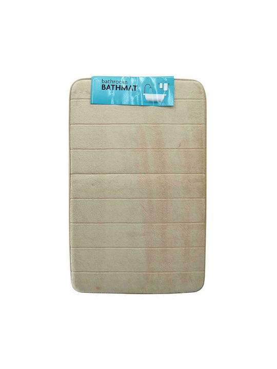 Ankor Non-Slip Bath Mat Memory Foam 812523 Μπεζ...