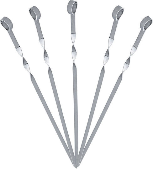 Homely Edelstahl Spitzen zum Grillen 44cm 6 Stück