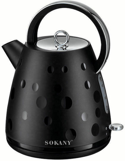 Sokany SK-1033 Електрическа Кана 1.7л 2200W Черна